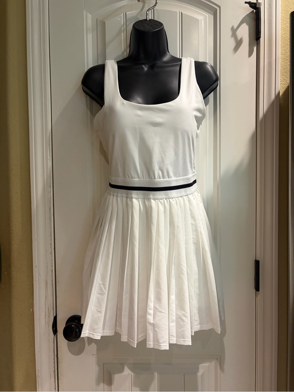 All In Motion White Athletic Pleated Dress